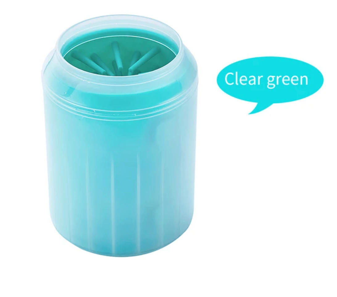 Portable Dog Paw Cleaner Cup β Soft Silicone Brush for Quick & Easy Pet Foot Washing β Outdoor Paw Cleaning Tool
