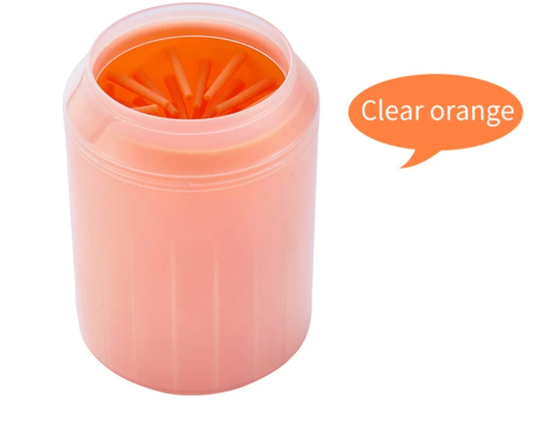 Portable Dog Paw Cleaner Cup β Soft Silicone Brush for Quick & Easy Pet Foot Washing β Outdoor Paw Cleaning Tool