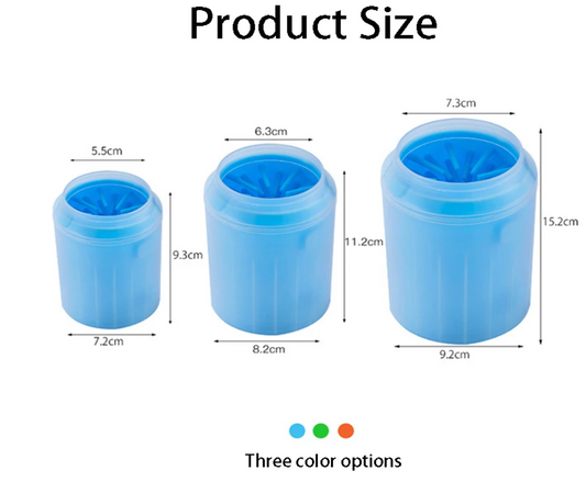 Portable Dog Paw Cleaner Cup – Soft Silicone Brush for Quick & Easy Pet Foot Washing – Outdoor Paw Cleaning Tool