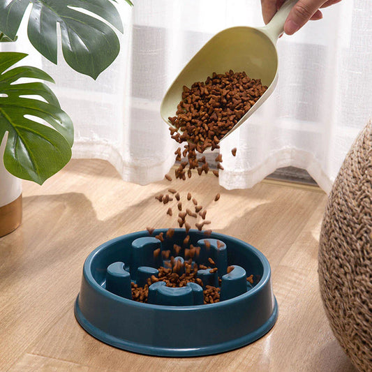 Slow Feeder Dog Bowl – Anti-Choke, Non-Slip Pet Food Bowl for Small Dogs & Cats | Improves Digestion & Prevents Bloating